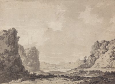 Bir vadi by Alexander Cozens